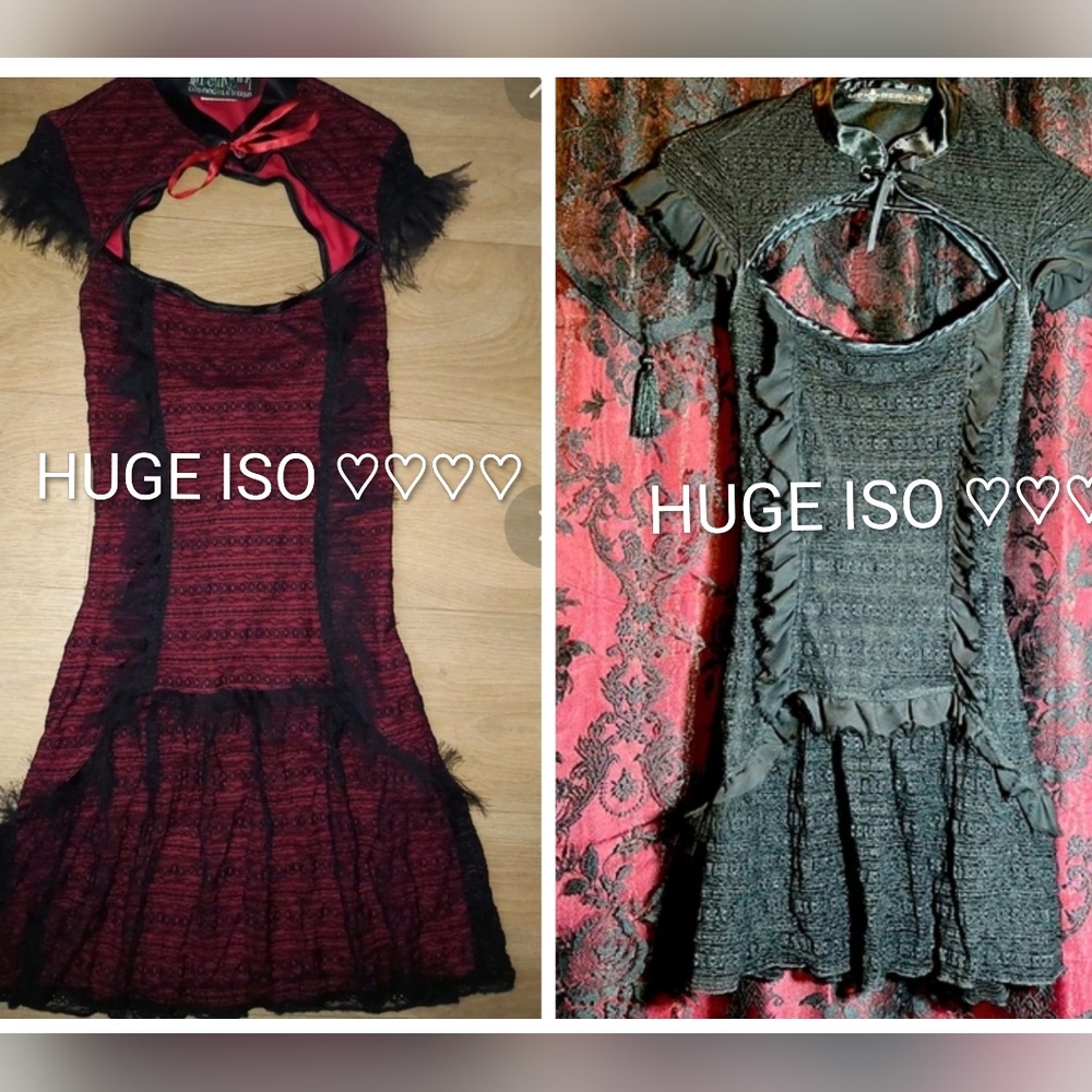HUGE ISO!! these lip service corset dresses